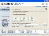 The Screenshot of System Cleaner