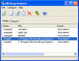 The Screenshot of eWebLog Analyzer.