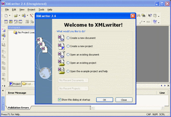 The Screeshot of XMLwriter XML Editor.