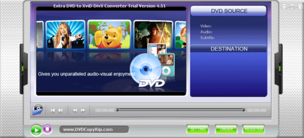 Extra DVD to XviD DivX Converter