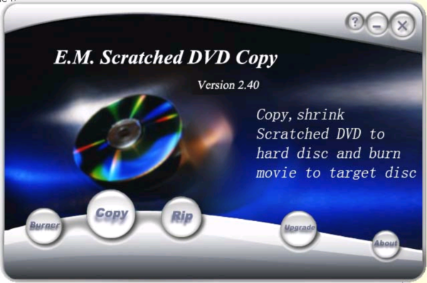 E.M. Scratched  DVD Copy