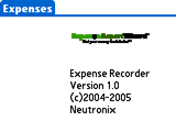 Expense Recorder for Palm