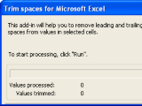 Trim Spaces for Microsoft Excel