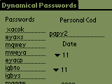 Dynamical Passwords for PPC