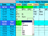 Employee Task Scheduling for up to One Year with Excel