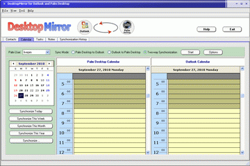 DesktopMirror for Outlook and Palm Desktop