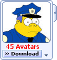 MSN Simpsons Avatar Display Pack