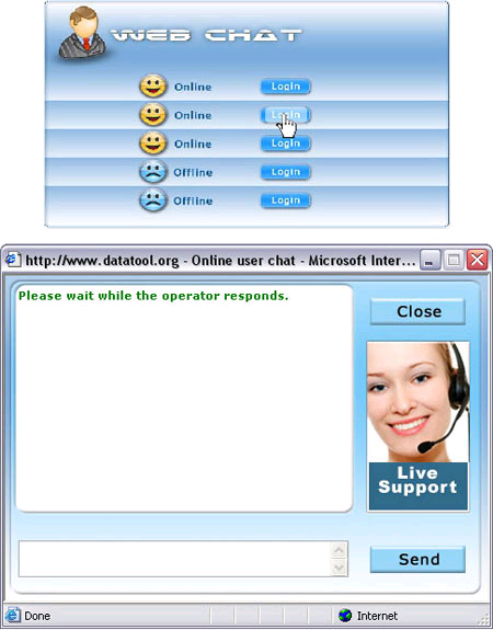 Multi Operator Live Chat Script