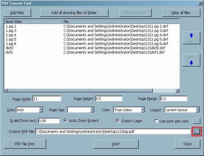 Convert DWG, DXF or DWF to PDF