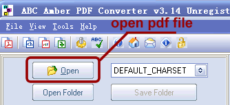 Step3 Select the export format: CHM It shows the basic information about your pdf file on the left and you can select the export format on the right.