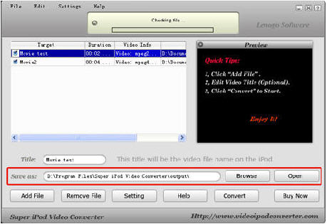 How to convert video files to iPod format?