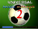 Screen of Universal Soccer Manager