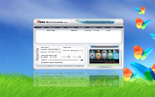 Apex Movie Converter - screenshot