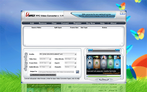 Apex PPC Video Converter - screenshot