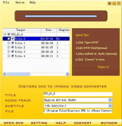 Digiters DVD to iPhone Converter - Guides & FAQ