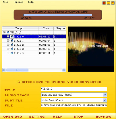 Digiters DVD to iPhone Converter - Guides & FAQ