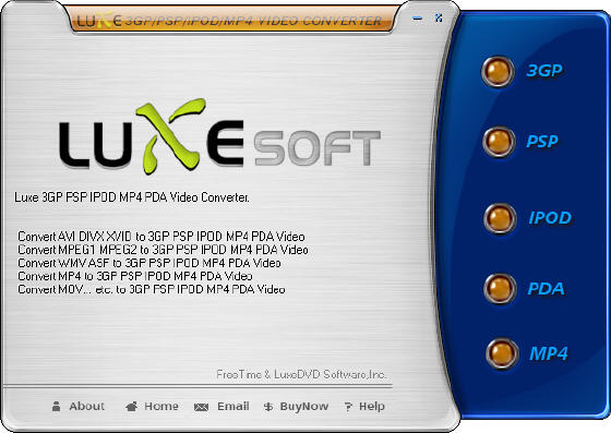 LUXE IPOD 3GP PSP PDA MP4 Video Converter