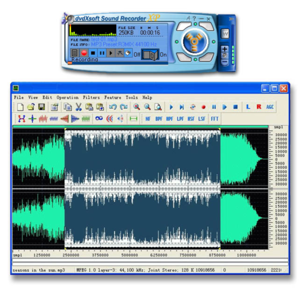 dvdXsoft Sound Recorder XP