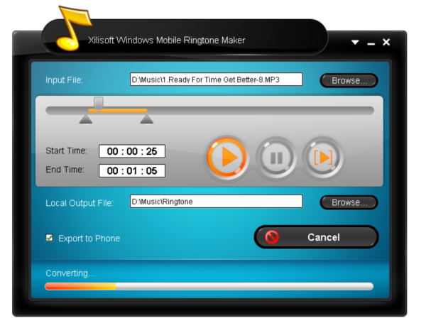 Xilisoft Windows Mobile Ringtone Maker