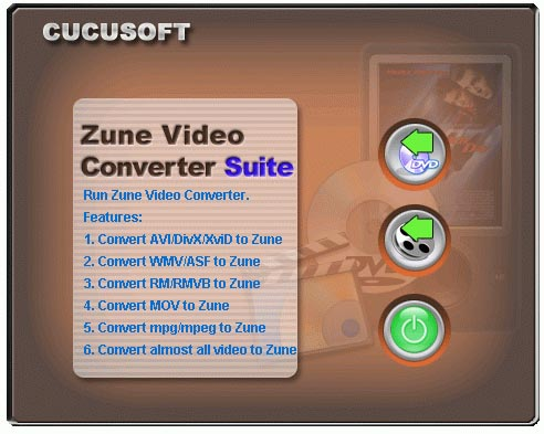 CUCUS0FT - Video + DVD to Zune Converter