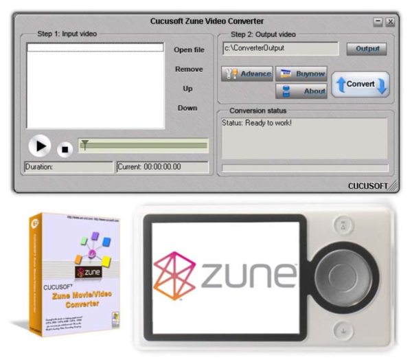 CUCUS0FT - Zune Movie/Video Converter