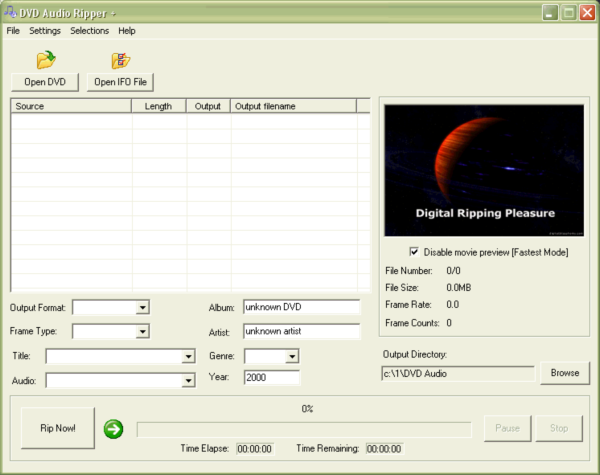 DVD Audio Ripper Plus