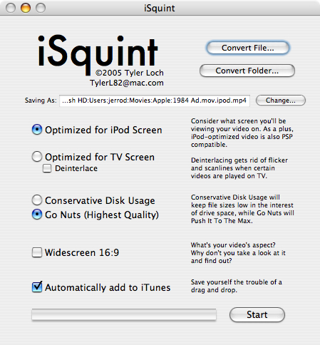 iSquint for mac