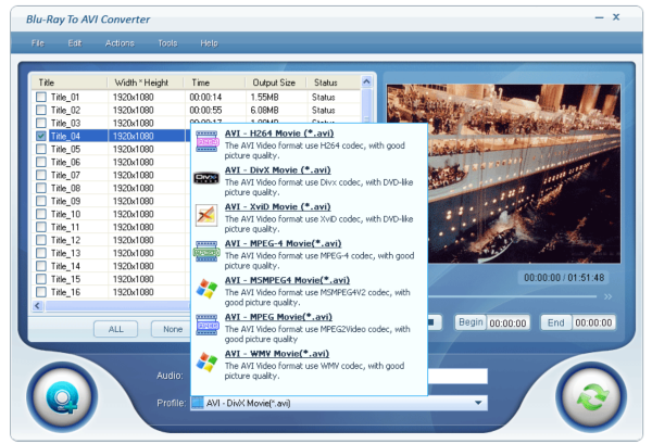 iToolSoft Blu-Ray To AVI Converter