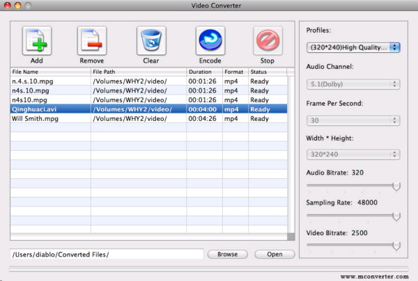 MAC-Eztoo Video Converter 1.00.1107 Screenshots