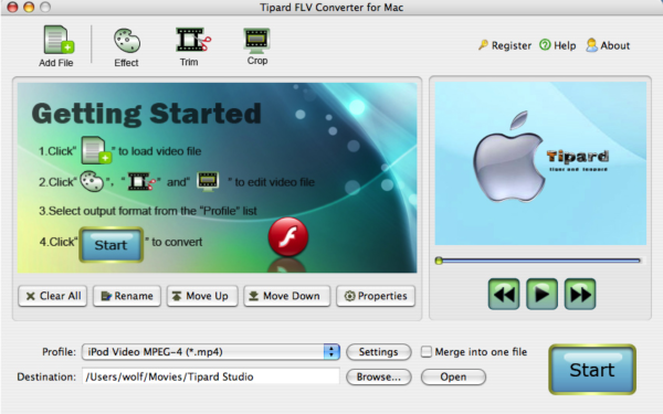 Tipard FLV Converter for Mac