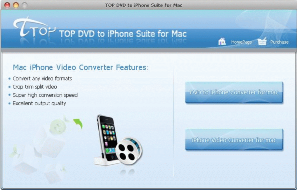 TOP DVD To iPhone Suite for Mac