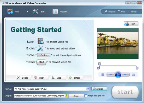 Wondershare Wii Video Converter