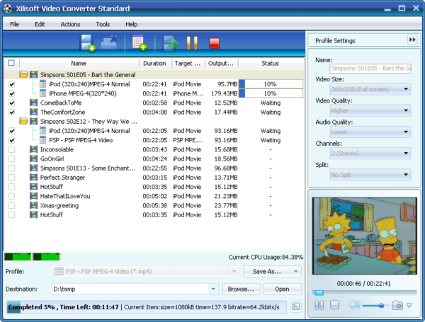 Xilisoft Video Converter Standard