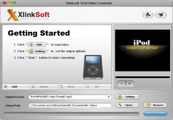 Xlinksoft iPod Video Converter