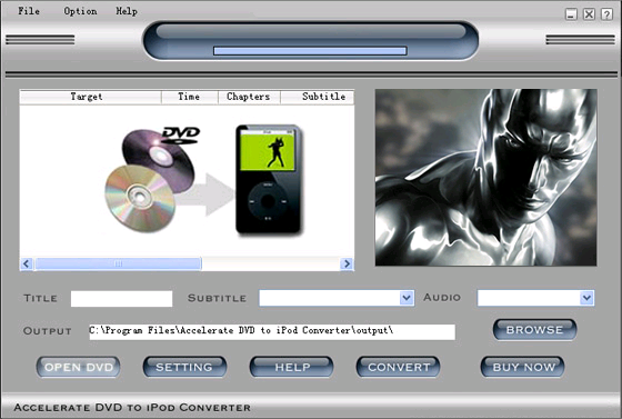 Convert DVDs to Apple iPod