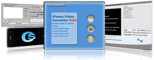 cucusoft DVD to iPhone Converter Suite for NewDVD