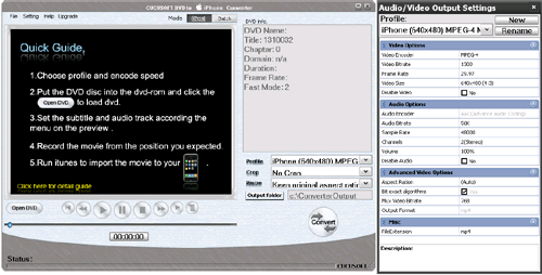 DVD to iPhone Video Converter software