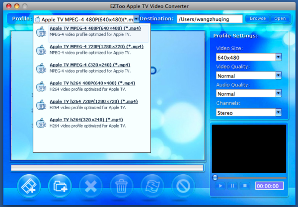 Eztoo Apple TV Video Converter for MAC