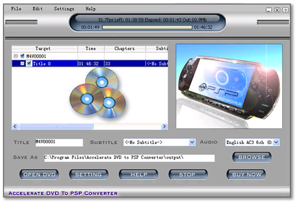 PSP Convert DVD to PSP