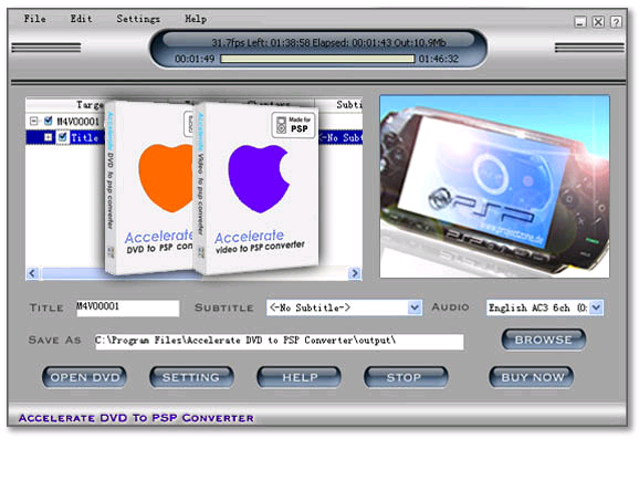 PSP Convert Video + DVD to PSP