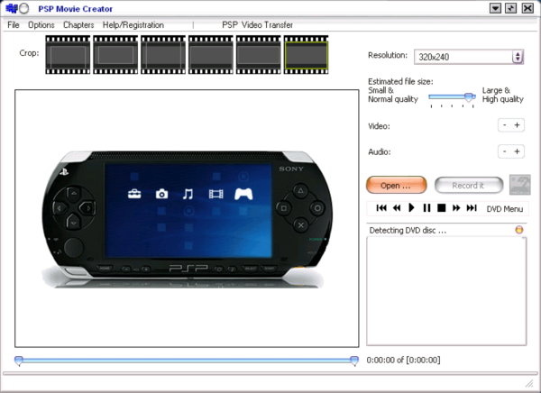 PSP video management