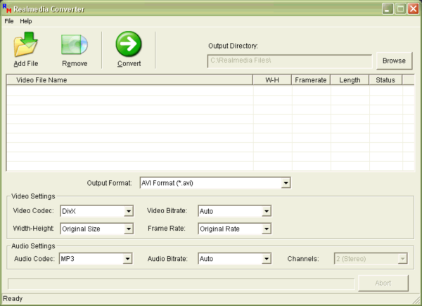 RealMedia Video Converter