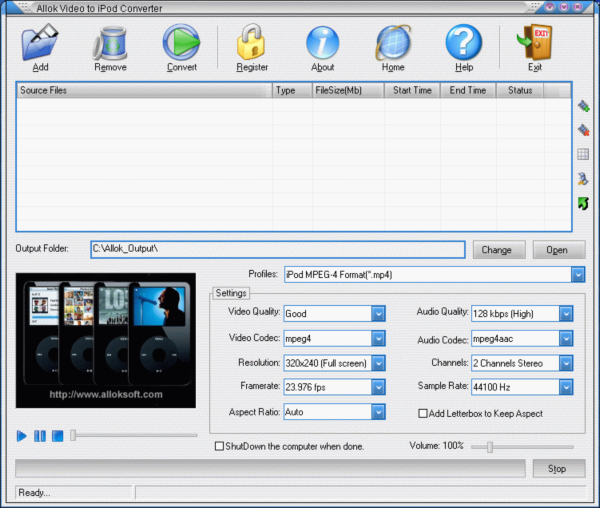 Video to iPod Converter