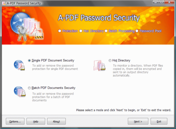 A-PDF Password Security