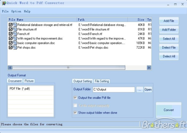 Quick PDF Converter